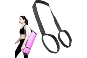 Tiosen Adjustable Yoga Mat Carrying Strap, Exercise Mat Holder, Elastic Fitness Binding Rope, Workout Equipment Accessories