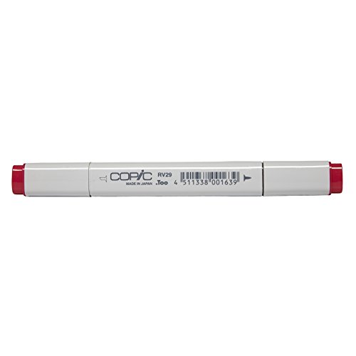 Copic Marker with Replaceable Nib, RV29-Copic, Crimson