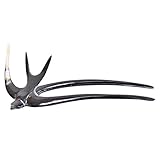 Marycrafts Black Buffalo Horn Swallow Bird Hair Fork, Hairfork, Hair Pin, Hairpin, Hair Accessory Toy Handmade 4.72