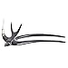 Marycrafts Black Buffalo Horn Swallow Bird Hair Fork, Hairfork, Hair Pin, Hairpin, Hair Accessory Toy Handmade 4.72