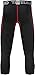 TELALEO Boys Youth Compression Base Layer Pants 3/4 Sports Tights Running Leggings Capris for Kids
