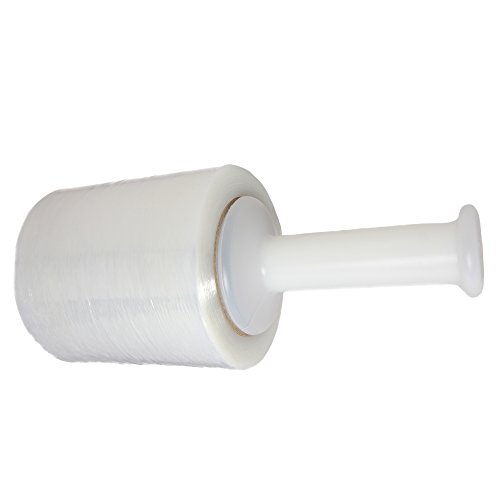 TOTALPACK - 5"x 1000 FT Roll - 80 Gauge Thick + Hybrid technology with Dispenser, 6 Pack Stretch Moving & Packing Wrap. Industrial Strength, Clear Plastic Pallet Shrink Film Ideal For Furniture, Boxes