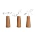 Cork Bottle Lights for Wine Bottles 3 Pack, AGPtEK 3PCS 30inch / 15LED Copper Wire String Bottle Starry Fairy Light for Wine Bottles DIY, Party Decor, Wedding, Decoration, Dancing ( White )