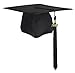 GraduationMall Unisex Adult Matte Graduation Cap with Tassel 2017
