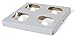 Southern Champion Tray 10007 Clay Coated Kraft Paperboard 4-ct Cupcake Insert, 7-7/8