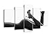 Canvas Print Picture - 5 Piece - Total size: Width 59,1