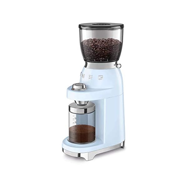 SMEG Molinillo de café CGF01PBEU Linea Europea 220v | Celeste - Imagen 4