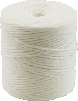 Nyltex Waxed Thread (White, 4 oz.)