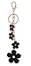Giftale Women's Flower Bag Charms Enameled Keychain Purse Accessories