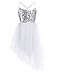 MSemis Girls' Sequins Camisole Ballet Dancing Dress Tutu Skirted Leotard Ballerina Dance Wear Costumes