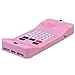 iPhone SE 2020 Case, iPhone 8 Case, iPhone 7 Case, iPhone 6S Case, iPhone 6 Case, Cute Retro Classic Cellular Phone Kids Girls Soft Silicone 3D Stand Rubber Cover for iPhone SE 2020 6 6S 7 8 (Hotpink)
