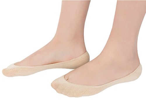 Ndoobiy 6 Pairs Women's No Show Socks Nonslip Invisible Socks Low Cut Liner Summer Socks for Flats High Heels Assort - Thumbnail 4
