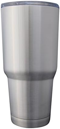 Sale! Minimalist 30 Oz. Stainless Steel Double Wall Insulated Tumbler (Brushed Steel) GREAT FOR STICKERS!