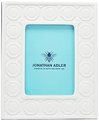 Jonathan Adler Charade Moulding Picture Frame, White