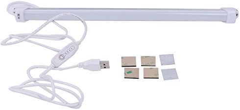 Maelu Portable USB 24LED 5W 4 Files Dimming(3000K, 4000K, 6000K, 8000K) Eye-care LED Desk Lamp Light Great for Reading,Wardrobe, Cabinet, Wall, Camping
