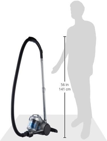 Zylinder-Staubsauger, leistungsstark, kompakt und leicht, ohne Beutel, für Hart- und Teppichböden, HEPA-Filter, 700 W, 1,5 l, EU, Schwarz/Blau — Foto 8 von 8