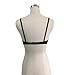 Morecome Women Hollow Crop Tops Sheer Bralette Bustier Unpadded Bra Lingerie (XL)