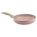 Country Kitchen 8” Nonstick Aluminum Frying Pan with Soft Touch Silicone Handle – Marble Pink