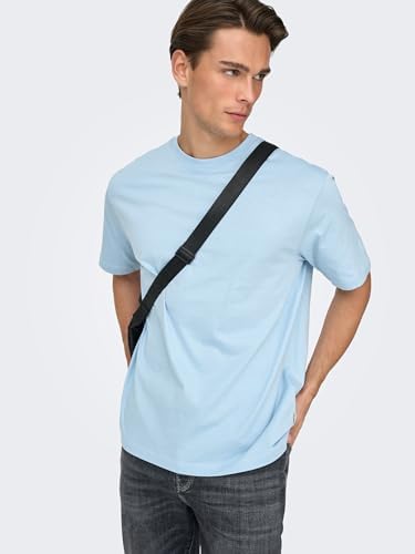 Onsfred Life RLX SS tee Noos, Azul (Cerúleo), M