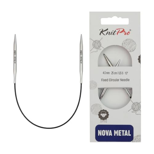 KnitPro Nova Fixed Circular Needles 10 (25cm) | 4.00mm