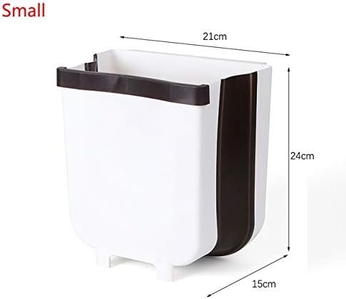 Amazon Com Zkzkk 9l Wall Mounted Folding Waste Bin Kitchen