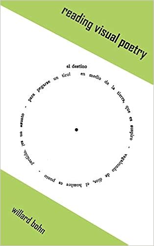 The cover of Reading Visual Poetry. There's a circle on the cover.