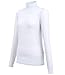 PGM Golf Clothing Silk Touch Anti-UV Ladies Base Shirt Long Sleeve T-shirt White, S