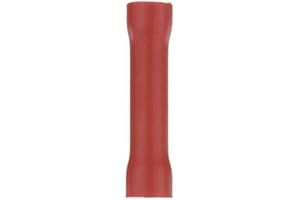 Install Bay RVBC825 Red Vinyl Butt Connector 8-Gauge, 25-Bag