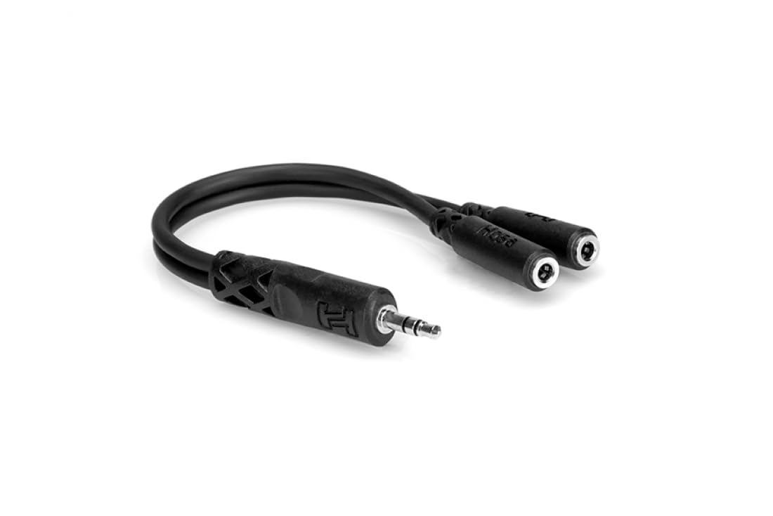 HosaTech YMM-232 3.5mm TRS to Dual 3.5mm TRSF Y Cable — image 1