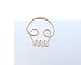 Butler in the Home Skull Head Skeleton Shaped Paper Clips Great for Paper Clip Collectors or Office Gift - Comes in Round Tin with Lid and Gift Box (100 Count Bone Colored)