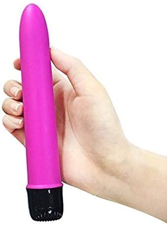 7" Personal Handheld Multi-Speed Waterproof Powerful Bullet Wand, Rose Red