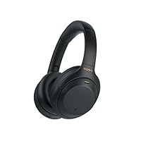 Sony WH-1000XM4 Wireless Premium Noise Canceling Overhead Headphones with Mic for Phone-Call and Alexa Voice Control, Black