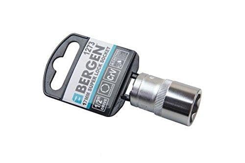 Bergen Single 17MM 1/2" DR Super Lock Socket 1273