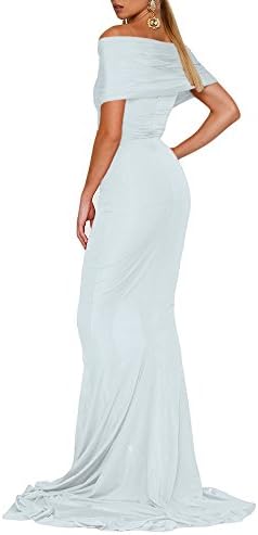 Queen Area Womens Sexy Off The Shoulder Mermaid Wedding Evening Party Gown