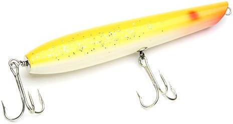 Stan Gibbs Lures Pencil Popper Yellow 6" 1.5oz
