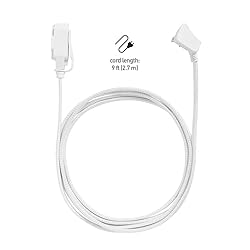 Globe Electric 22811 9ft Fabric Extension Cord, 3