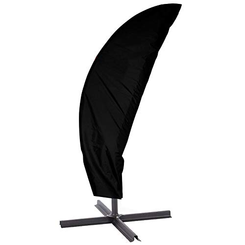 Patio Offset Umbrella Cover, Water Resistant Outdoor Cantilever Umbrellas Parasols Cover with Zipper 104" High x 39" Diameter - Thumbnail 6