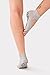 Yoga Socks Toeless Pilates Barre Grip Non Slip 2 black + 2 grey (4 pairs)