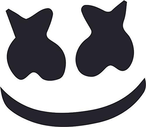 Marshmello Wall Decals - DJ/Producer for House Music, Electronic Music, Deep Festival, Festivals Clubs Vinyl Art Decal Stickers for Boys Girls House, Bedroom, Kitchen Wall Decoration Size (4x4 inch) - Thumbnail 2