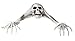 Halloween Skeleton Groundbreaker Decor - Creepy Skull and Witch Hands Party Decoration, Indoor Outdoor Lawn Yard Display, Graveyard Prop, 30.5 x 6 x 7 Inches