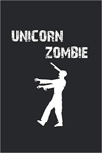 Unicorn Zombie Notizbuch Notizheft Notizblock Geschenk
