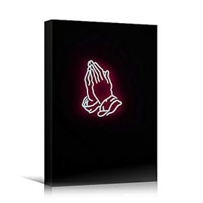 signwin Canvas Wall Art Light Quotes Bedroom Industrial...