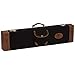 Browning Lona Canvas/Leather Fitted Case, Black/Brown, 34