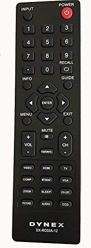 DYNEX DX-RC01A-12 DX-RC02A-12 LCD LED TV Fernbedienung für DX-32L100A13 DX-26L100A13 und andere DYNEX Fernseher
