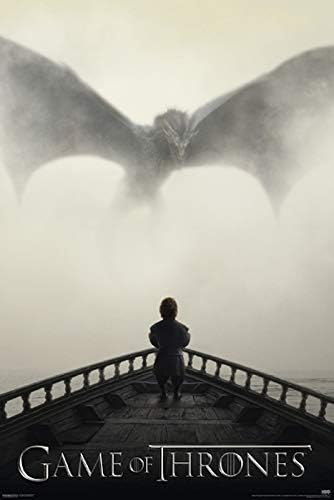 Prime Savings Club: Official Movie Poster Game of Thrones Tyrion & Dragon 24"X36"