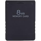 fosa Playstation 2 Memory Card, 8M-256M Memory Card High Speed for Sony PlayStation 2 PS2 Console Games Accessories(8 M)