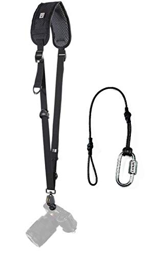 BLACKRAPID Classic Retro (RS4) Camera Strap - 10th Anniversary Edition - Bundled with ZAYKiR Safety Tether