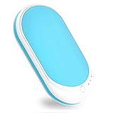 ThreeLeaf Rechargeable Hand Warmer 5200mAh Electronic Portable Instant Heating/USB Back-up Power Back Battery for Samsung.iPhone