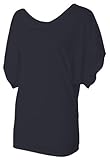 Ladies' Flowy Draped Sleeve Dolman Tee