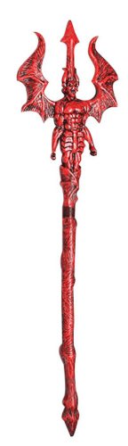 RED or SILVER Wickedly Cool The Gate Keeper Devil Costume Pitchfork